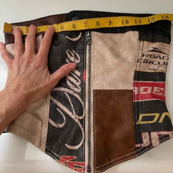 NEW Jaded London Daytona Vegan Faux Leather Strapless Top - Picture 12 of 13